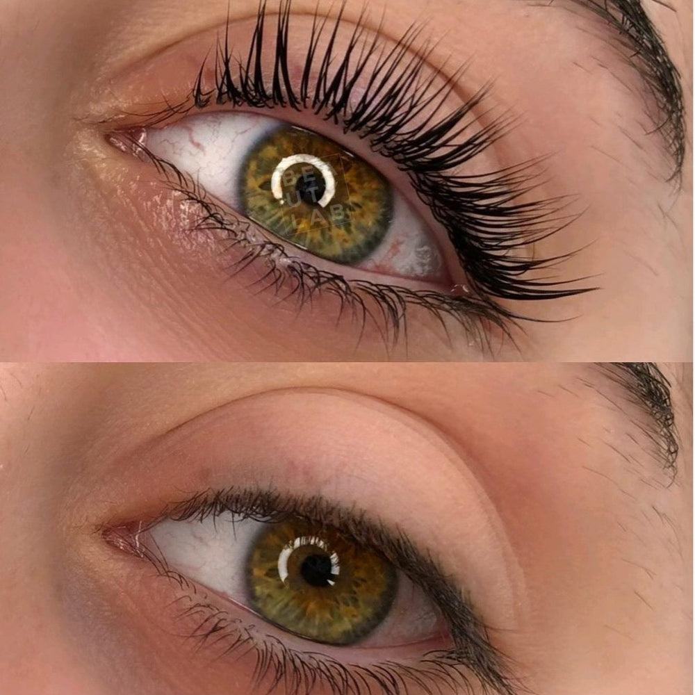 BeautyLab academy lashlift before after